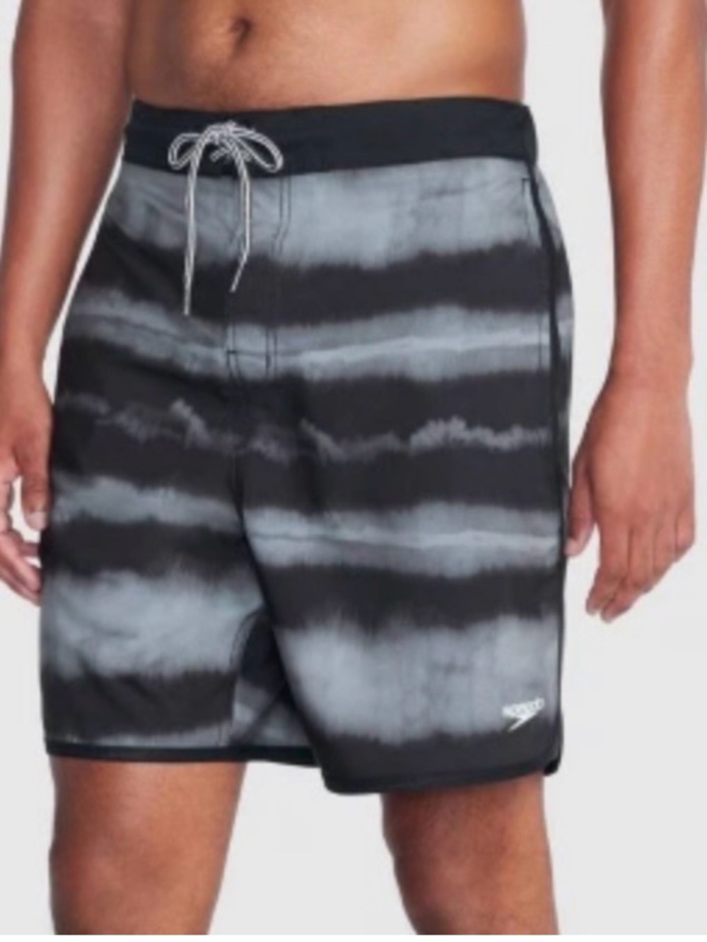 Men’s Speedo Size XL gradient striped swim trunks shorts